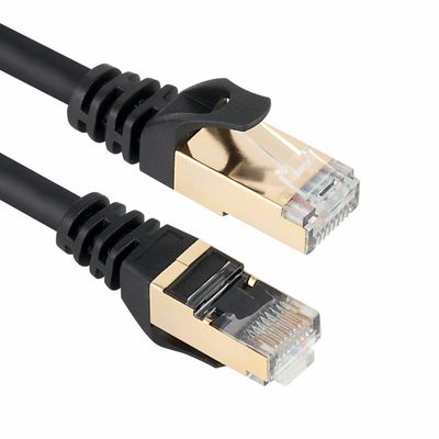 Gigabit de alta velocidade 10Gbps 600MHZ do cabo durável do remendo dos ethernet do gato 7