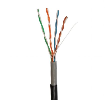 Revestimento dobro de UTP CCA Cat5e Lan Cable Length 305m para externo