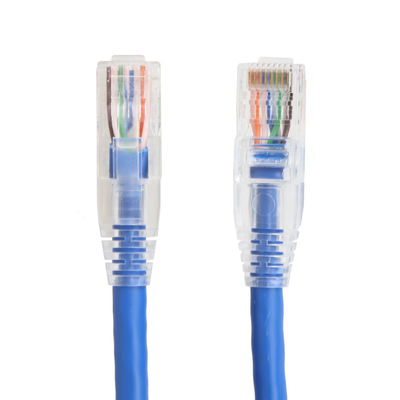 Os ethernet estáveis Cat6 remendam o revestimento de alta velocidade do PVC LSZH do UPC do cabo