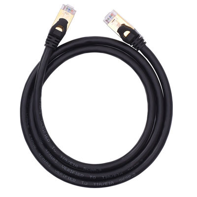 10 gigabits Cat6a protegeram o remendo cabografam o estábulo do ponto de entrada de STP RJ45 100W