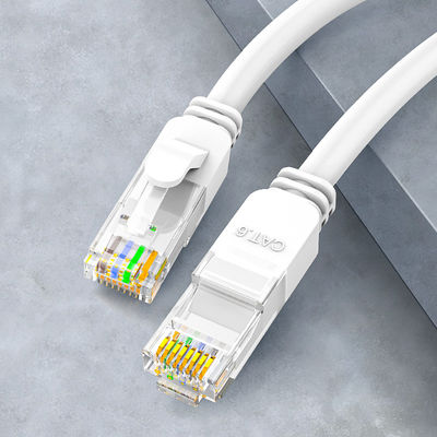 OEM 24AWG Cat6 Lan Cable Patch Cord BC7 0,2 UTP Revestimento de PVC com conector RJ45