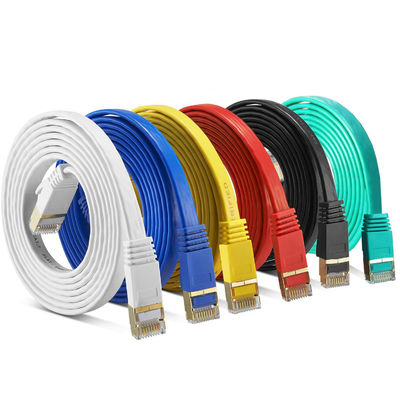 SFTP protegeu bens multicoloridos dos ethernet lisos do cabo de remendo Cat7