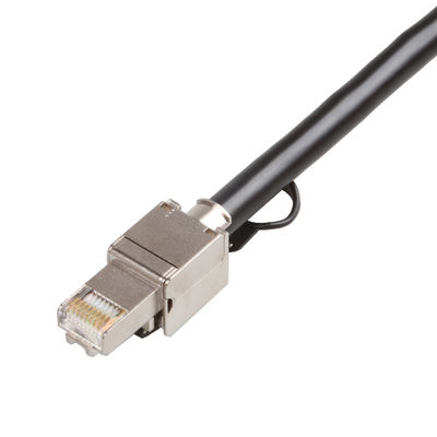 24AWG cabo de remendo protegido dobro do gato 8, gato 8 SFTP dos ethernet do cabo 2000MHz