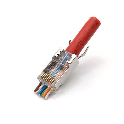 Ajuste CAT5 CAT6 da tomada dos conectores RJ45 do fio elétrico dos ethernet de UTP