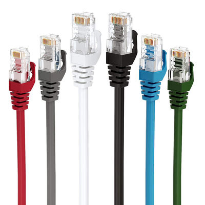 Cabo de remendo redondo do gato 6 de 3M-100m UTP, cabo prático do remendo dos ethernet do gato 6