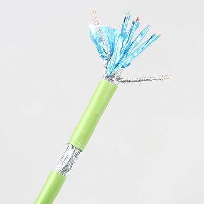 Isolação de múltiplos propósitos de cobre do PE do PVC LSZH Cat7 Lan Cable Length 100m