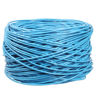 Cabo do remendo do gato 5e Calibre de diâmetro de fios de UTP Cat6 24 porque 0,51 revestimentos de IPVC 4 pares 305m