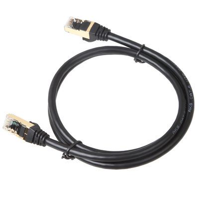 Gigabit de alta velocidade 10Gbps 600MHZ do cabo durável do remendo dos ethernet do gato 7