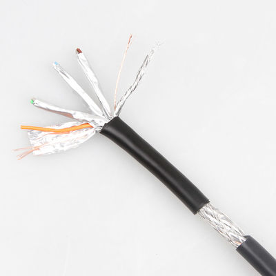 Cabo S/FTP 40Gbps 2000MHZ do remendo do OEM Gigabit Ethernet Cat8 prático