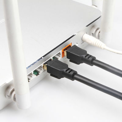 Cabo S/FTP 40Gbps 2000MHZ do remendo do OEM Gigabit Ethernet Cat8 prático
