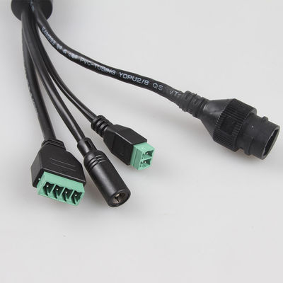 Cabo de câmera industrial 3.81 RJ45 prático, cabo de câmera LAN à prova de intempéries