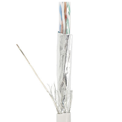 Cat5e protegido dobro Lan Cable UTP SFTP 24AWG com fios encalhados