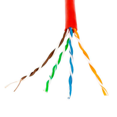 UTP multicolorido prático Cat5e CCA, 0.95mm Cat5e de alumínio folheado de cobre 8 pares