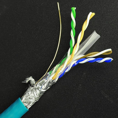 LSZH 23AWG Cat6 protegeu o cobre desencapado puro do elevado desempenho do cabo STP SSTP