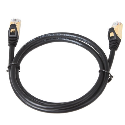 Gato 6 do cabo do remendo do computador 1000Mbps, gato de cobre puro 6 do cabo de remendo 24AWG RJ45