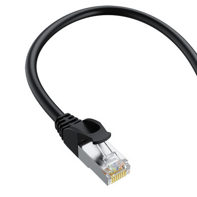 Cabo de extensão Cat6 durável, masculino ao cabo do remendo da rede do conector fêmea RJ45