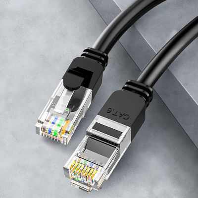 OEM 24AWG Cat6 Lan Cable Patch Cord BC7 0,2 UTP Revestimento de PVC com conector RJ45