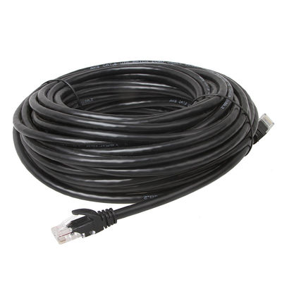 Conector modular preto da tomada de LSZH UTP Cat6a Lan Cable With CMG