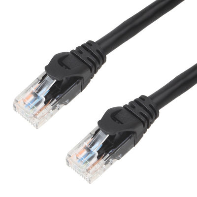 Conector modular preto da tomada de LSZH UTP Cat6a Lan Cable With CMG