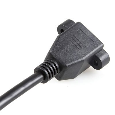 O gato estável 6a protegeu o cabo ethernet, cabo de extensão RJ45 com a montagem do painel do parafuso