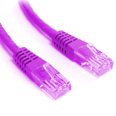 Modem roteador UTP Cat5e patch cord jaqueta de PVC para consoles de TV de PC