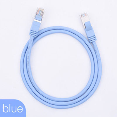 Os ethernet internos Cat5e remendam o revestimento de PVC do ftp STP do cabo 100m com o conector RJ45