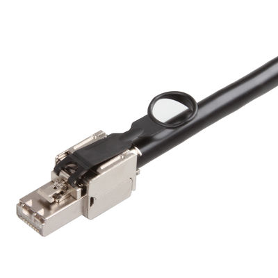 24AWG cabo de remendo protegido dobro do gato 8, gato 8 SFTP dos ethernet do cabo 2000MHz