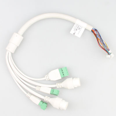 Estábulo de múltiplos propósitos preto de Lan Cable RJ45+3.81 da câmera dos ethernet