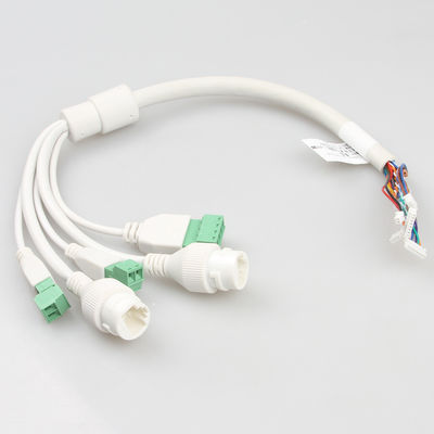Estábulo de múltiplos propósitos preto de Lan Cable RJ45+3.81 da câmera dos ethernet