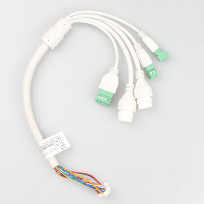 Estábulo de múltiplos propósitos preto de Lan Cable RJ45+3.81 da câmera dos ethernet