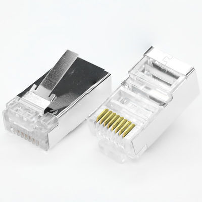 Porto de rede do ftp de UTP dos conectores do fio elétrico do RJ45 Cat5e 8P8C
