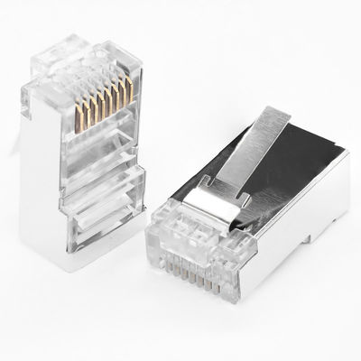 Porto de rede do ftp de UTP dos conectores do fio elétrico do RJ45 Cat5e 8P8C