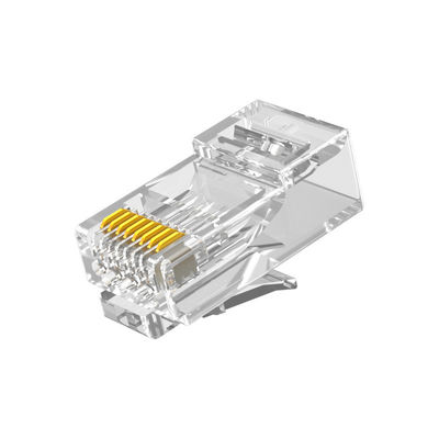 O conector durável do PC RJ45 Cat6, 8P8C protegeu o conector de CAT6 UTP