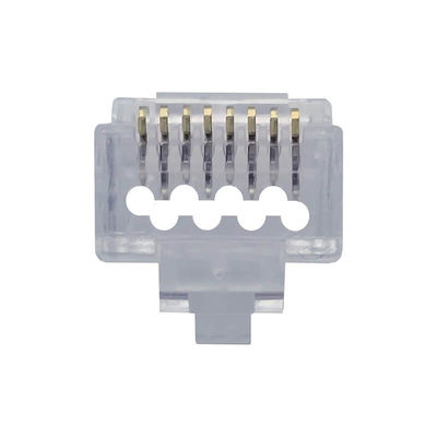 Ajuste CAT5 CAT6 da tomada dos conectores RJ45 do fio elétrico dos ethernet de UTP