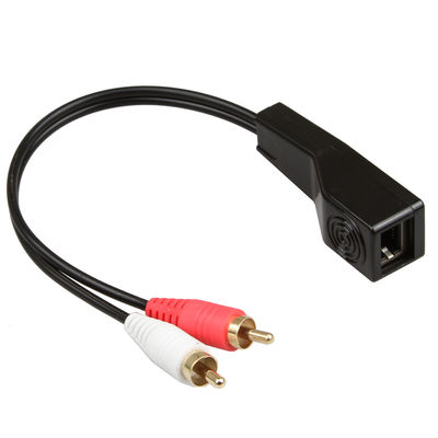 Sinal audio de RCA ajuste branco vermelho Cat5 Cat6 Cat7 Cat8 da cor do cabo de um estéreo de 3,5 milímetros