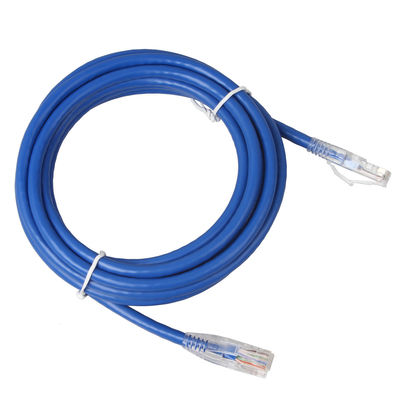 Os ethernet estáveis Cat6 remendam o revestimento de alta velocidade do PVC LSZH do UPC do cabo