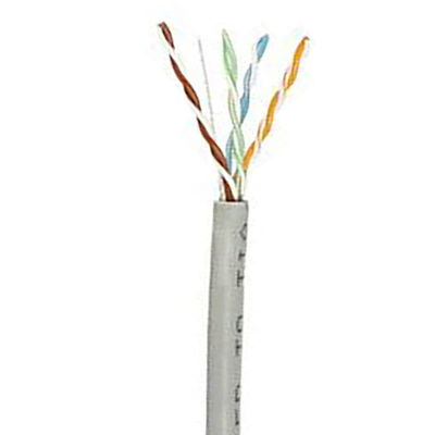 Cat6a 1000 revestimento de cobre contínuo do PVC 500Mzh LSZH de Lan Cables 23AWG 0.58mm dos ethernet do Ft