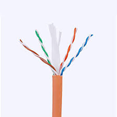 Cat6a 1000 revestimento de cobre contínuo do PVC 500Mzh LSZH de Lan Cables 23AWG 0.58mm dos ethernet do Ft