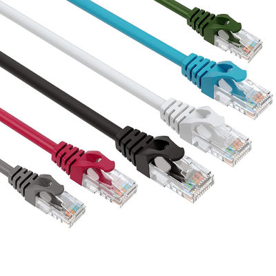 Cabo de remendo redondo do gato 6 de 3M-100m UTP, cabo prático do remendo dos ethernet do gato 6