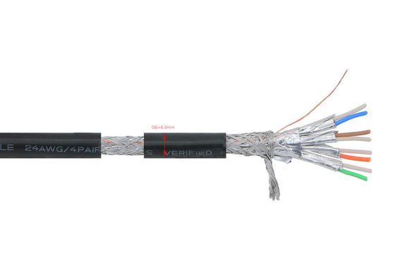 Cabo de extensão do cabo do remendo de Breakproof Cat7 com o homem ao conector fêmea