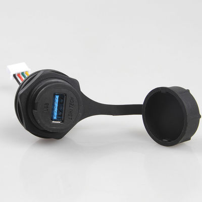 Conjunto de cabo LAN industrial à prova d'água IP68 XH 2.5 para USB 3.0 conector fêmea
