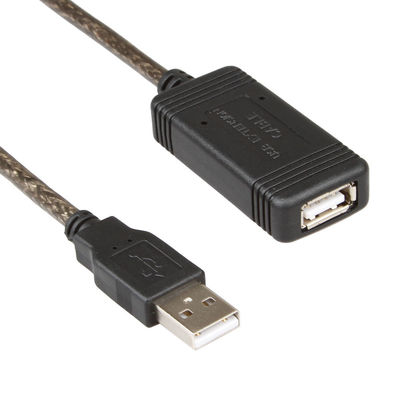 Cabo ativo durável do repetidor do PVC USB, cabo de extensão do repetidor de 30M USB