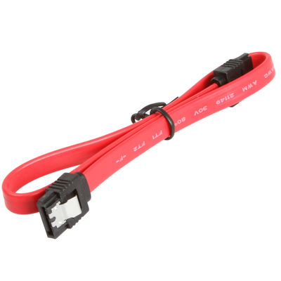 Cabo 6Gbps do chicote de fios do fio de SATA III de 18 polegadas com travamento da trava