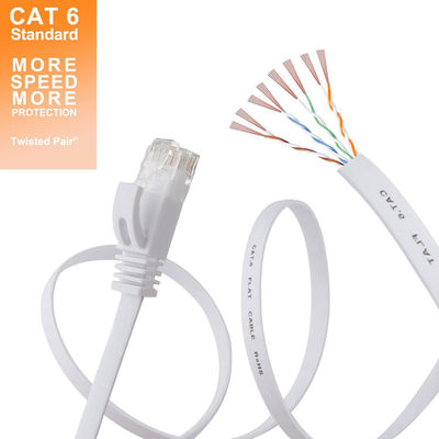 Bens lisos magros internos exteriores do Ft 10Gbps do cabo de remendo Cat6 100