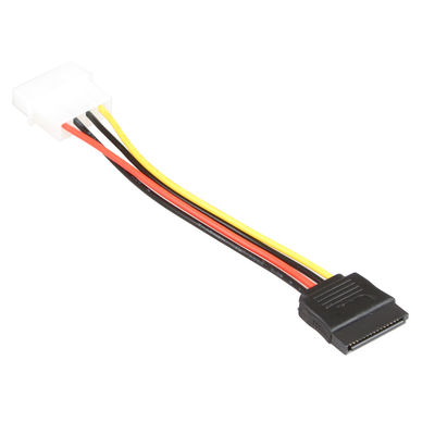 Divisor fêmea masculino Molex 4 Pin Durable do cabo do disco rígido de Y SATA