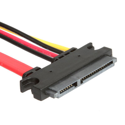 Cabo estável para HDD, homem de SATA 3 da extensão a Pin SATA da fêmea 7+15 3,0 6gbps