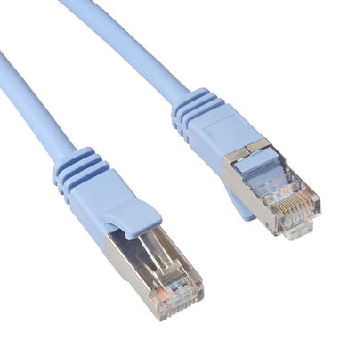 Comprimento protegido 0.2m do cabo de remendo Cat6 do ftp Cat5e 1m 2m práticos