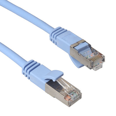 Comprimento protegido 0.2m do cabo de remendo Cat6 do ftp Cat5e 1m 2m práticos