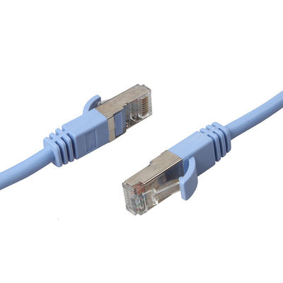 Comprimento protegido 0.2m do cabo de remendo Cat6 do ftp Cat5e 1m 2m práticos