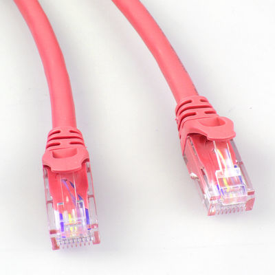 26AWG cabo de remendo do ftp UTP Cat6a 4 pares de cor vermelha de múltiplos propósitos